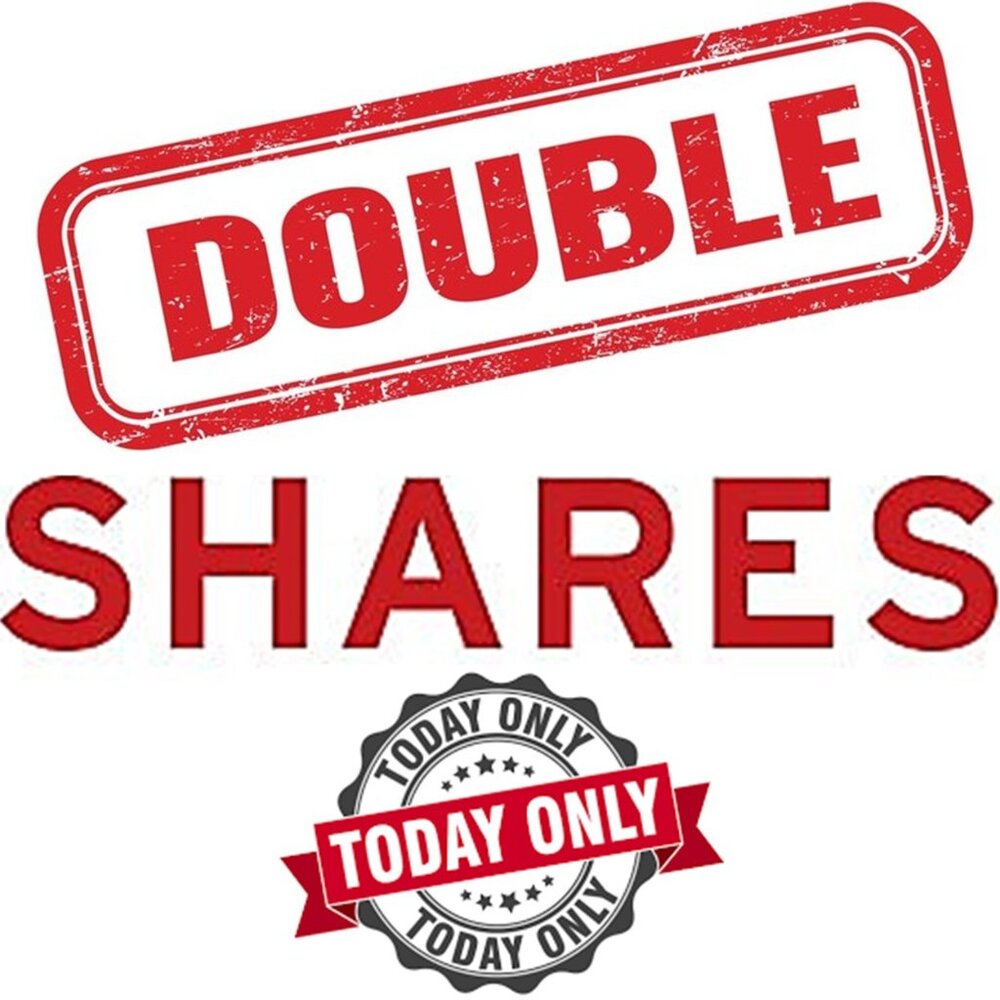 10/18 ONLY - SHARE UP TO 50 & I WILL SHARE DOUBLE